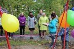 Ozolmuižas ciemā izbūvētas publiskās dušas un labierīcības, rotaļu laukums papildināts ar jauniem sporta un atpūtas elementiem