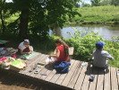 Staiceles Mūzikas un mākslas skolas Vizuāli plastiskās mākslas audzēkņi vasaras plenērā