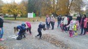 PII “Auseklītis” bērni fotoorientēšanās pārgājienā apkārt Alojai