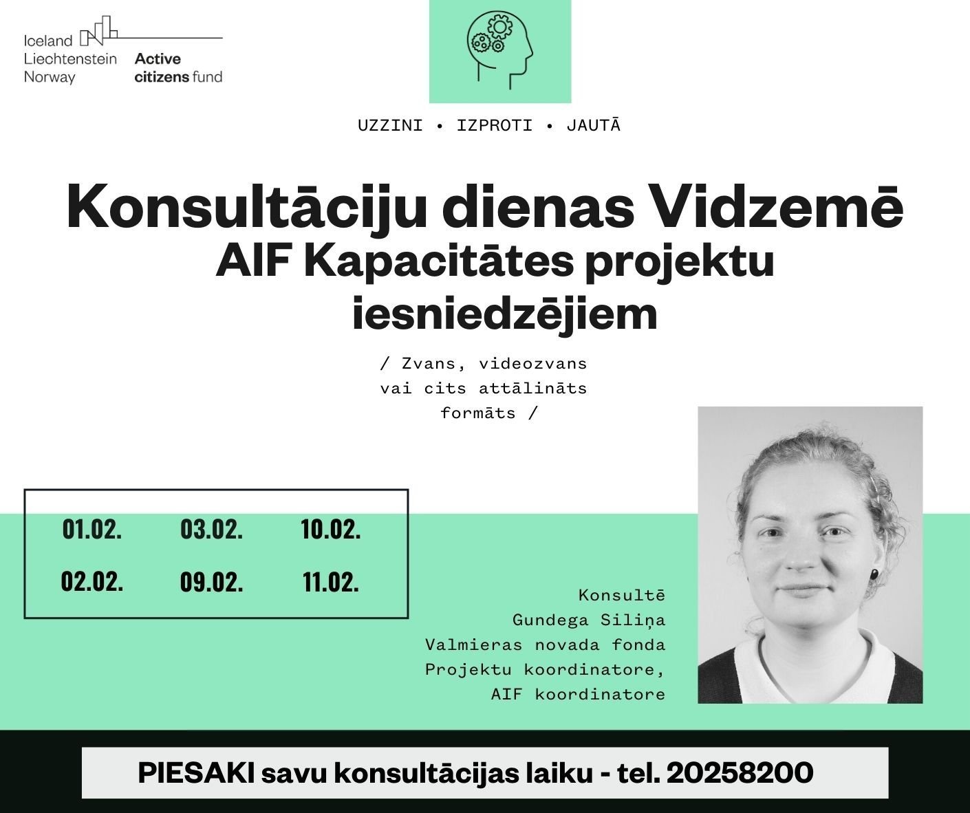 Aicinām Alojas NVO uz AIF Konsultāciju un Projektu dienām Vidzemē