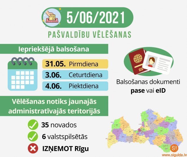 CVK izsludina 5. jūnija pašvaldību vēlēšanas CVK izsludina 5. jūnija pašvaldību vēlēšanas