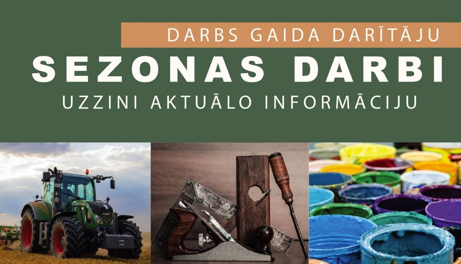 Nodarbinātības valsts aģentūra uzsāk sezonas darbu akciju