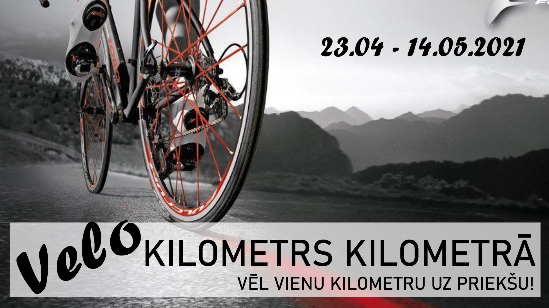 Aicinām piedalīties akcijā “Velo – kilometrs kilometrā”